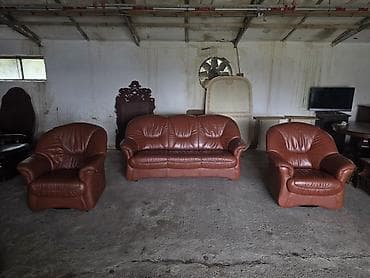 Matresses: Kožna garnitura za sedenje – 1 - Komplet obuhvata: trosed i dve at lalafo.rs — 5 Matresses: Kožna garnitura za sedenje – 1 - Komplet obuhvata: trosed i dve — 5