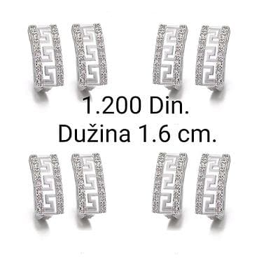 hermes kais: Posrebrene minđuše od hirurskog čelika sa žigom S925 – elegantan — 2