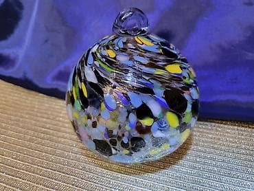 kugla luster: Murano deko kugla Macchia rucni rad tehnika 1960g+. Nova dekorativna — 3