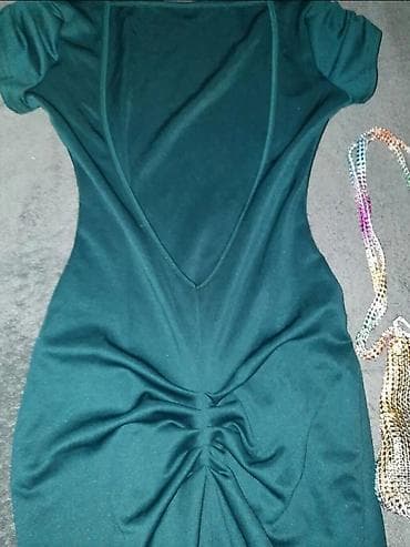 romanson satovi: Elegantna večernja kombinacija: uska midi haljina vel S- M + — 2