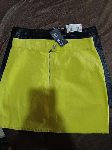 haljina s: Dve ženske mini suknje + torbica plus šorc - Crna mini suknja od — 3