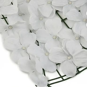 Sobne biljke: Dekorativna veštačka živa ograda – rolna sa cvetovima hortenzije 3x1m — 7