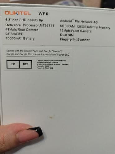 delimano filter za vodu: Oukitel WP6 je izdržljivi (rugged) pametni telefon poznat po masivnoj — 6