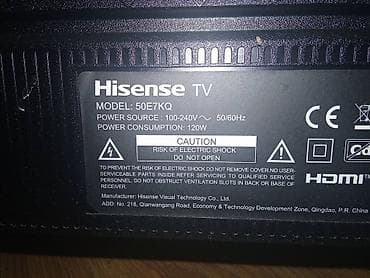 Car Electronics: HISENSE 50E7KQ 50" Smart 4k TV HISENSE 50E7KQ 50" tv . kupljen pre — 5