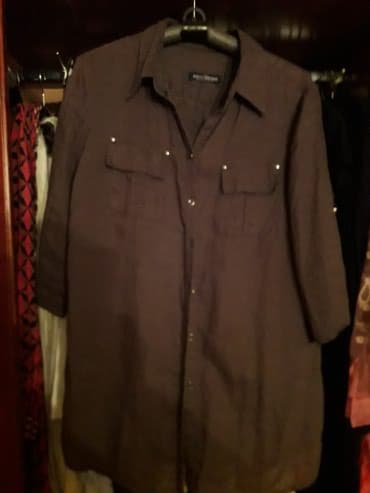 pull and bear suskavac: XL (EU 42), Lan, bоја - Braon — 1