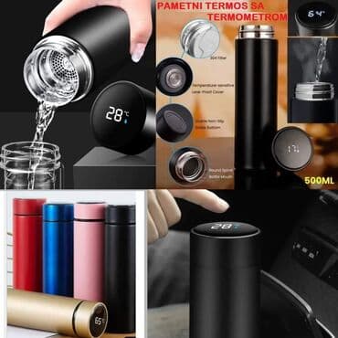 Pametni termos sa termometrom Žurite na posao i nemate vremena da na lalafo.rs Pametni termos sa termometrom Žurite na posao i nemate vremena da