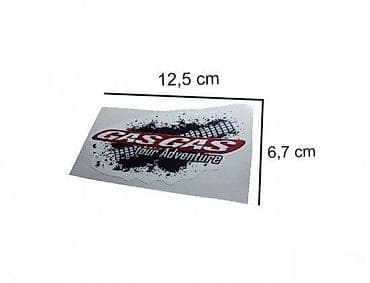 GAS GAS - nalepnica - 802 📌 Opis: Samolepljiva nalepnica izrađena od