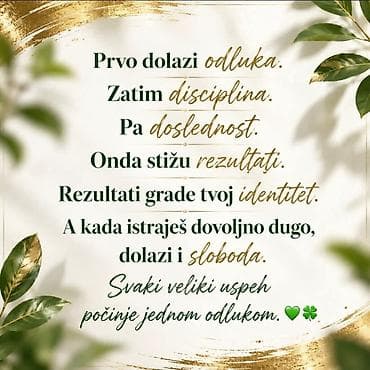 rozenkolisi prodaja: Sve što danas želiš da postigneš počinje jednom odlukom. Niko ne — 1