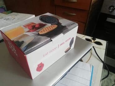mini aparat za vafle: Mini aparat za galete Snaga 350 w Napon 250 v Dimenzije 5 cm Cena 1850 — 7