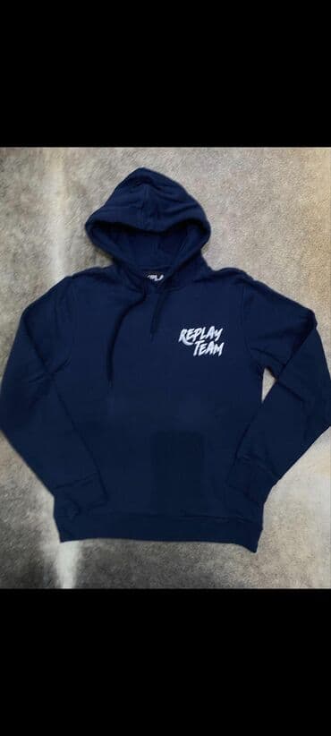 Duks, bоја - Tamnoplava, Sa kapuljačom