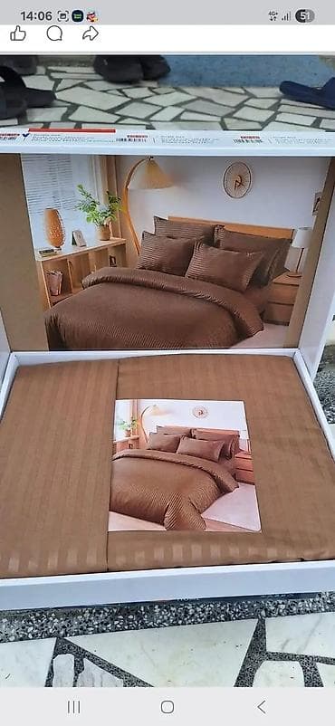 pamucne posteljine za bracni krevet: Posteljina set – Cotex Home / Premium - Tip: komplet posteljine — 3