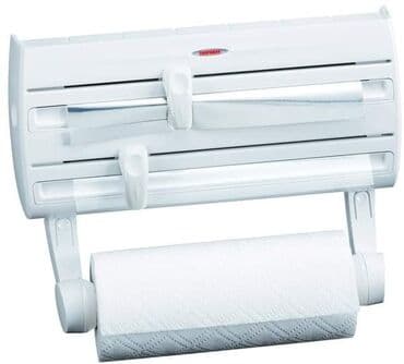 Zidni držač ubrusa i folije jedan držač ubrusa dva držača za folije na lalafo.rs Zidni držač ubrusa i folije jedan držač ubrusa dva držača za folije