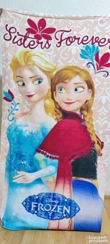 Zavese i draperije: Disney Frozen Sisters Forever Peskir NOV Ice Kingdom 990 Dinara AKCIJA — 1