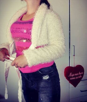 Kratka jakna od veštačkog krzna — 1