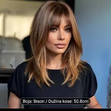glo hyper cena: Perike – više modela i dužina - Tip: ženske modne perike sa dugim — 3