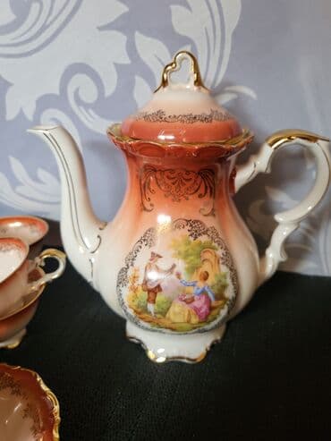 swarovski kristali cena: Komplet za kafu 1950g+ Waldershof Bavaria. Komplet za kafu,rucno — 14