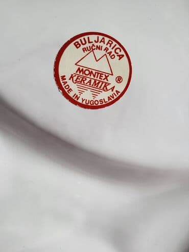 velike pletene korpe: Pepeljara nova,vintaz Montex Jugoslavija,velika,rucni rad — 11