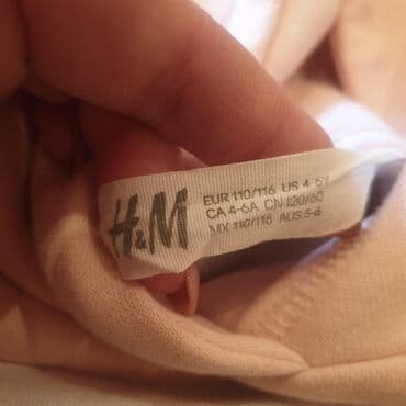 zvonaste pantalone za devojcice: H&M, With hood, 110-116 — 2