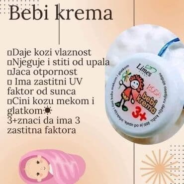 mokasine od prevrnute koze: BEBI KREMA 🍭🍭🍭 Bebi krema sa cinkom, alantoinom i ekstraktom nevena — 13