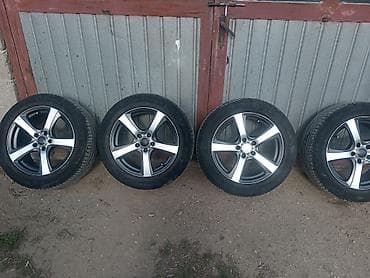 sivenje na veliko: Komplet od 4 alu felne sa gumama - Felne: alu, 5 krakova, dvobojne — 5