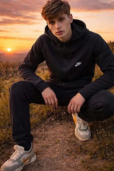 sinsay prsluci muski: Nike muški komplet trenerke – gornji deo sa kapuljačom i rajsferšlusom — 5