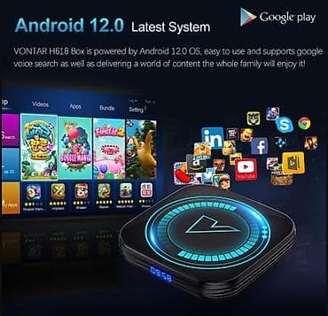 adapter za struju: Android tv boks Vontar 8K - H618 - 4/32GB - Android 12 Garancija na — 3