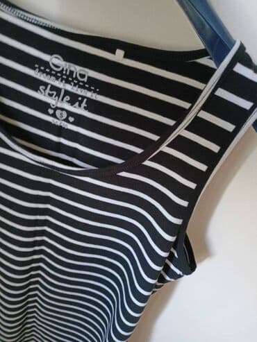 plisani kompleti za zene: S (EU 36), M (EU 38), L (EU 40), Cotton, Stripes, color - Black — 1