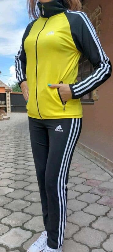 trenerka iz nemacke: Adidas, S (EU 36), M (EU 38), L (EU 40), Stripes, color - Multicolored — 1