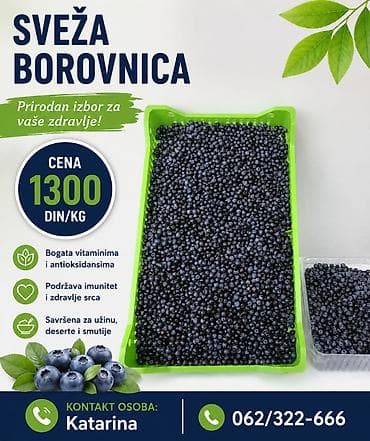 zdrava hrana proizvodi: Šumska borovnica sa padina Kopaonika. Slanje autobusom za Beograd i — 4