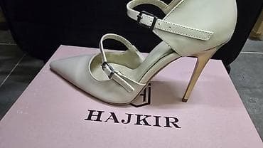 mekane papuce: Ženske salonke HAJKIR sa visokom štiklom - Model: elegantne salonke — 4