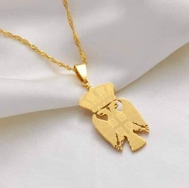 srpski grb lanac: Lanac sa priveskom
Cena 1300din — 3