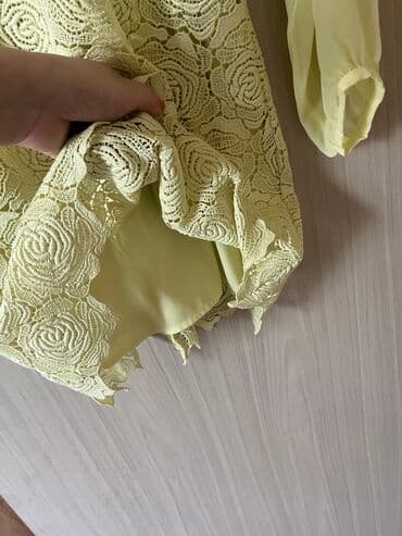 haljine sa kaisem: Guess S (EU 36), bоја - Žuta, Večernji, maturski, Dugih rukava — 6