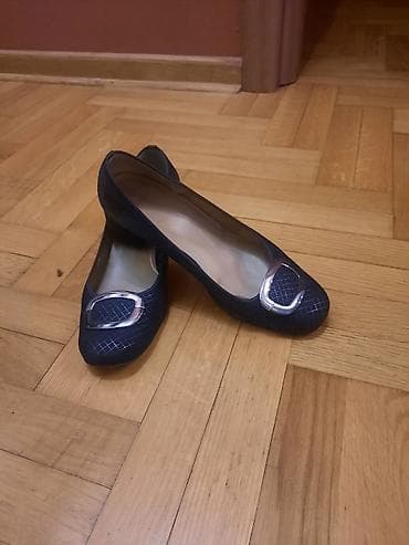 Oksfordice: Elegantne baletanke – tamnoplave - Model: klasične baletanke sa — 1