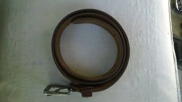 muske vunene carape: Kais muski kozni Manual 120 cm.,sir.3,7 cm.ocuvan — 2