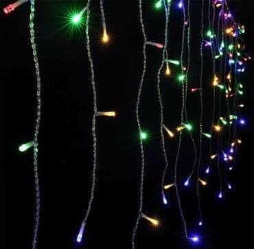 reflektori u boji: Led zavesa za spoljnu i unutrašnju upotrebu Dužina : 3m- 1.800dinara — 6