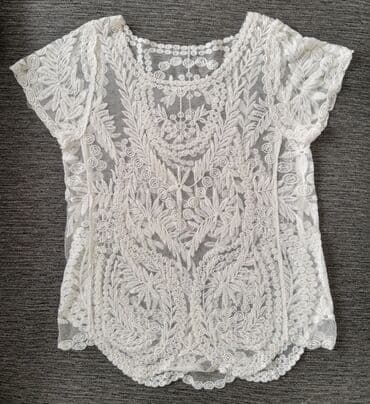 air max 270 blue and white: Nova čipkana bluza Prelepa Dužina 60cm Širina 43cm Boja između — 1