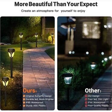 noćna lampa na dodir: Solarna led lampa za dekoraciju dvorista brzo i lako za ugradnju — 4