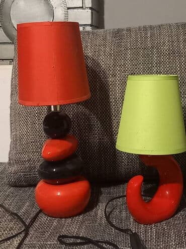 Sve za vikendicu i baštu: Dve dekorativne stone lampe – modernog dizajna i živih boja. - Lampa — 2