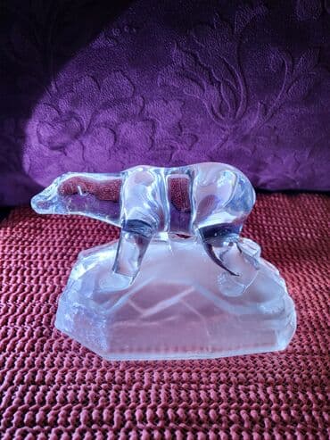 kristalne plafonjere: Figura kristal,led kristal d'Argues Francuska,rucni rad iz 70,80ih — 1