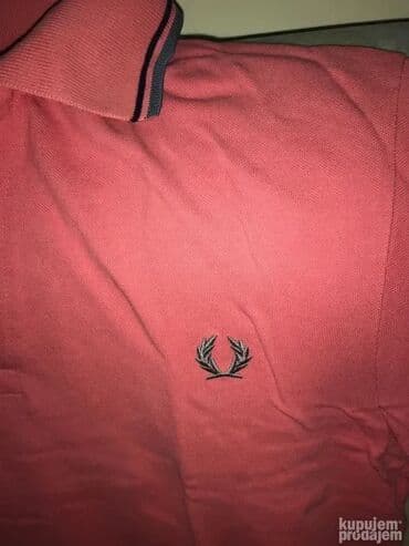 T-shirts: Original Fred Perry majica S 100% cotton Ramena 43cm duzina 67-8cm — 2