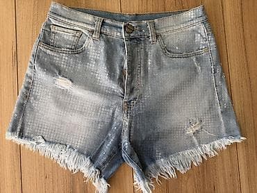 liu jo darina s: PINKO Ženske teksas šorts pantalone sa šljokičastim printom - — 1