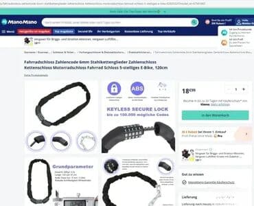 igrice za devojcice: *** AKCIJA *** #1733 Lanac za osiguranje od krađe bicikla, motocikla — 5