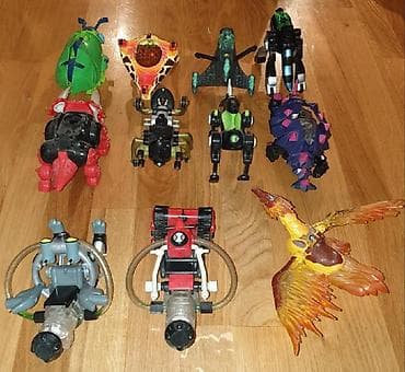 drvena gimnastika za bebe: Ben 10 Bandai- svemirski broj, masina, svemirski brod za figure - — 8