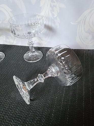 srebrna kasika za bebe: Case kristal,rucna obrada za vino Zwiesel iz 80,90ih Nemacka. Case — 9