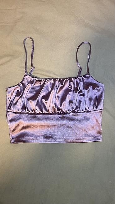 H&M Divided top na bretele od satenskog materijala u ljubičastoj na lalafo.rs H&M Divided top na bretele od satenskog materijala u ljubičastoj