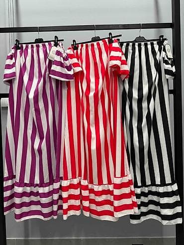 dusan stil haljine: Letnja maxi haljina na pruge - Kroj: široka, lepršava maxi dužina sa — 4