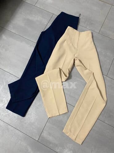 zara zenski kompleti sako i pantalone: New,,Cigaret Zara’’PantsVelicine:36/38/40/42/44/46 Boje:Teget Crna — 2