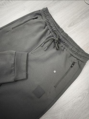 plisirani komplet: Trenerka Boss, bоја - Siva — 3