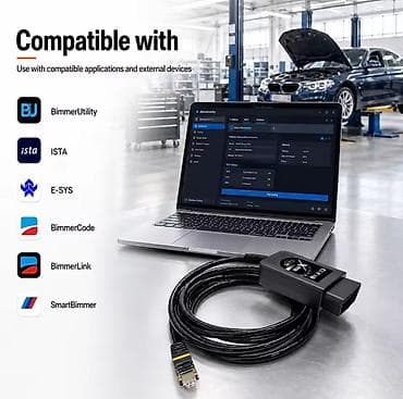 podmetaci za auto: Novo- X-OBD Enet OBD2 BMW & JLR DOIP BimmerCode E-SYS ISTA ENET — 5