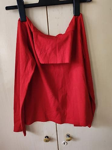 ofk beograd dres: Crvena dukserica s kapuljačom - Model: lagana dukserica s dugim — 1